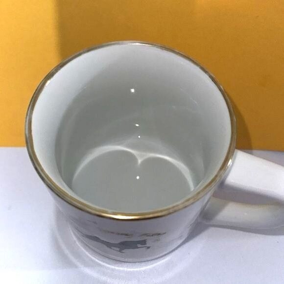 Vintage Porcelain Horse Mug TWHEA Spring Fling Design - Picture 2 of 6